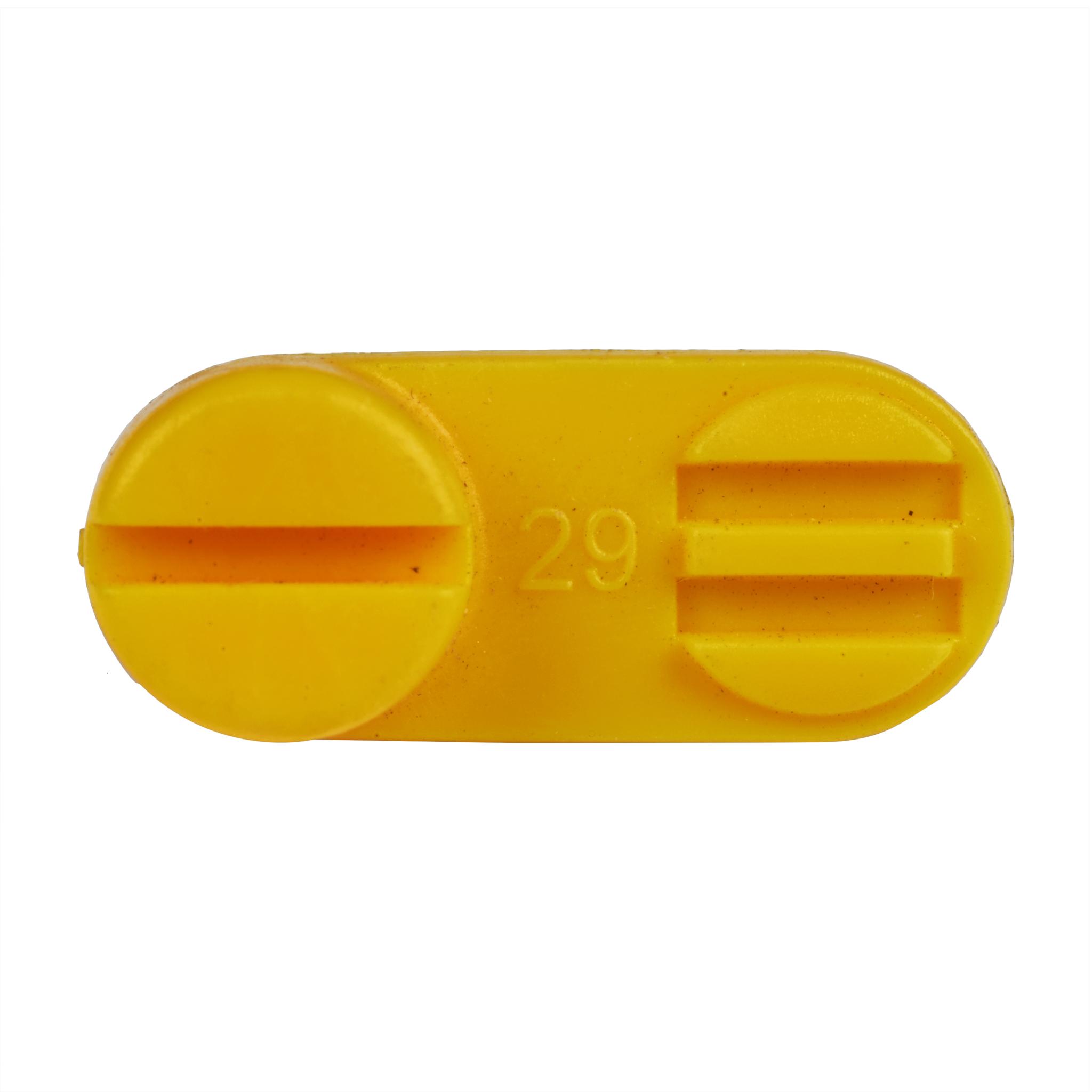 side of the conveyor pin tab